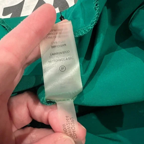 Calvin Klein Women's Green Sleeveless V-Neck Wide Leg Jumpsuit Size 4 Career - Picture 9 of 13